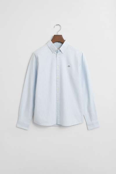 ING GANT OXFORD STRIPED B.D. SHIRT CAPRI BLUE