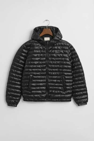 DZSEKI GANT SHINY LIGHT PADDED JACKET BLACK