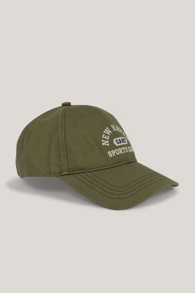 SAPKA 7-16 ÉVES GANT GRAPHIC COTTON CAP WASHED OLIVE