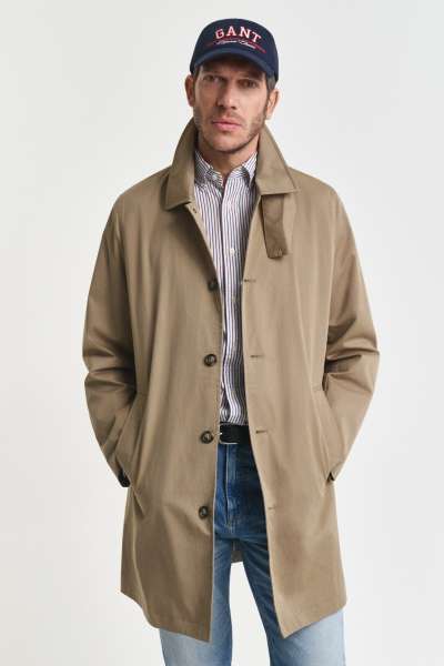 KABÁT GANT COTTON CAR COAT IGHT TAUPE