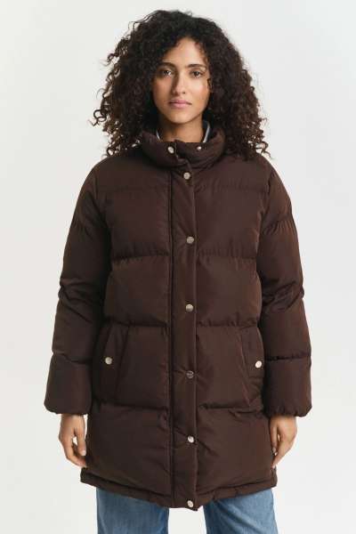 KABÁT GANT ACTIVE CLOUD COAT DEEP BROWN