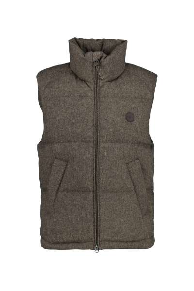 ELLÉNY GANT WOOL PADDED VEST WAR KHAKI