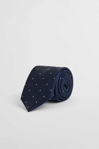 NYAKKENDŐ GANT DOT SILK TIE MARINE
