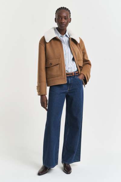 FARMER GANT LOW WIDE JEANS DARK BLUE WORN IN