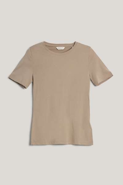 PÓLÓ GANT LIGHT COTTON SS T-SHIRT TAUPE BEIGE