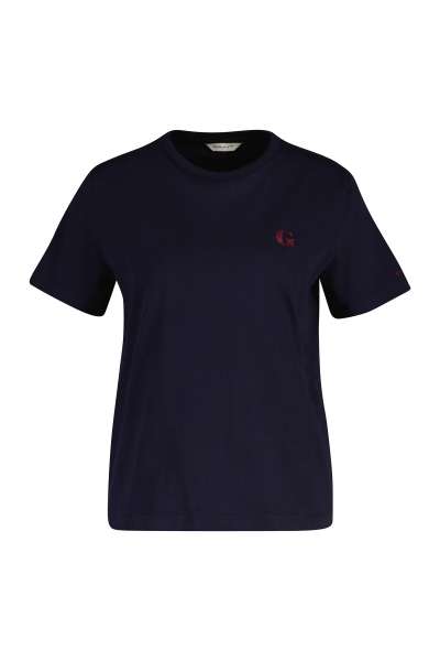 PÓLÓ GANT REG G BADGE SS T-SHIRT EVENING BLUE