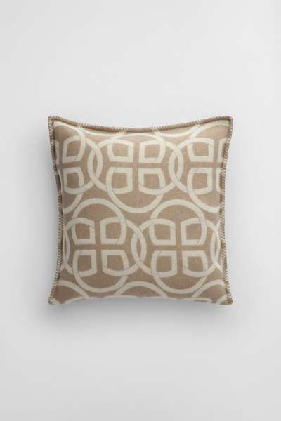 DÍSZPÁRNAHUZAT GANT MONOGRAM WOOL CUSHION  TAUPE BEIGE