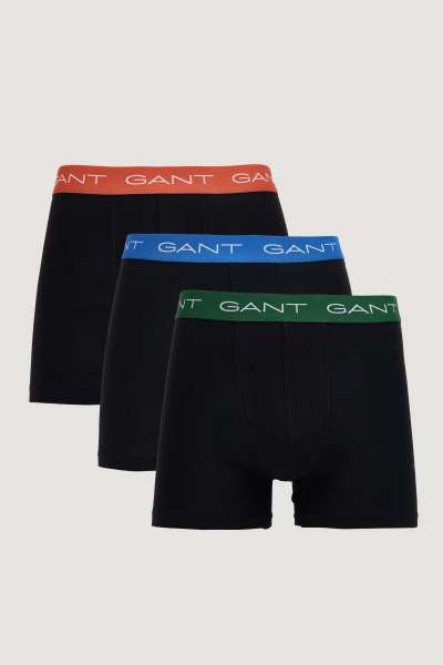 ALSÓNEŰ GANT BOXER BRIEF 3-PACK BLACK