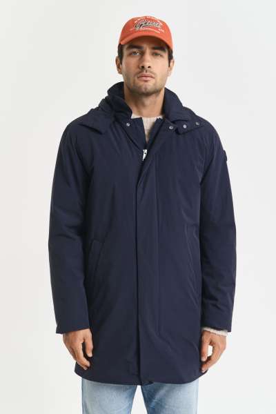 KABÁT GANT PADDED CAR COAT EVENING BLUE