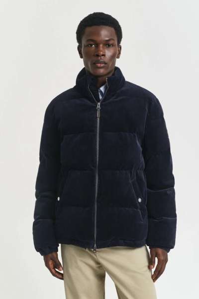 DZEKI GANT CORD PUFFER JACKET EVENING BLUE