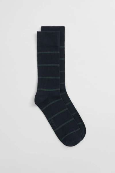 ZOKNI GANT STRIPED RIB SOCKS MARINE