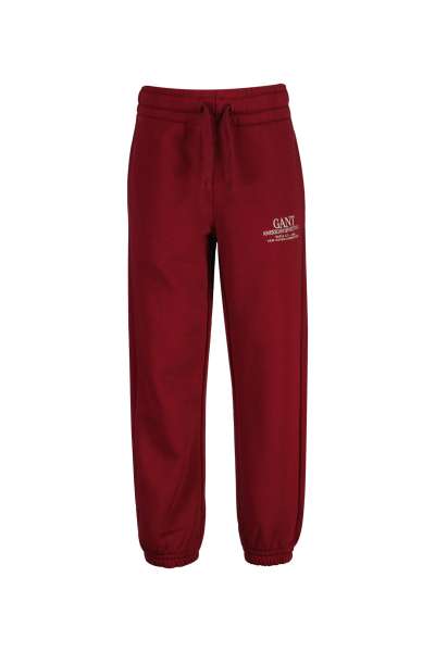 TRÉNINGNADRÁG GANT GRAPHIC SWEATPANTS PLUMPED RED