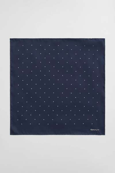 ZSEBKENDŐ GANT DOT PRINT POCKET SQUARE MARINE