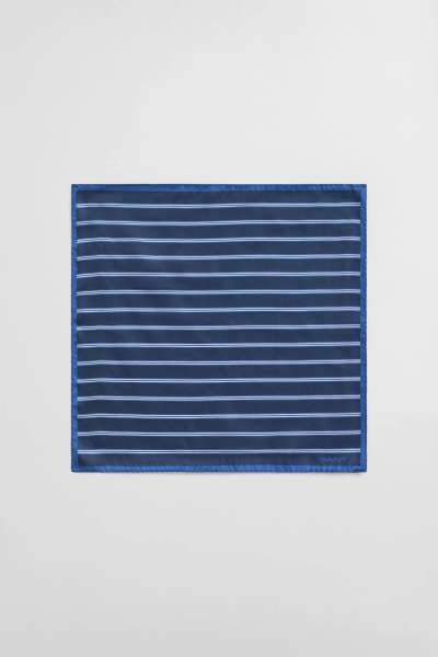 ZSEBKENDŐ GANT STRIPED POCKET SQUARE MARINE