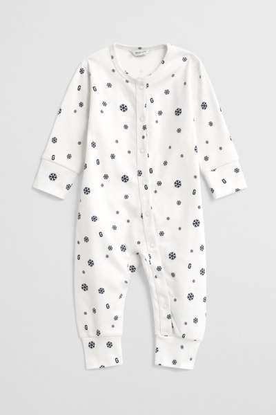 PIZSAMA GANT SNOWFLAKE AND G PRINT PAJAMA EVENING BLUE