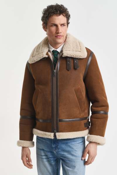 DZEKI GANT HEARLING JACKET MAHOGANY BROWN