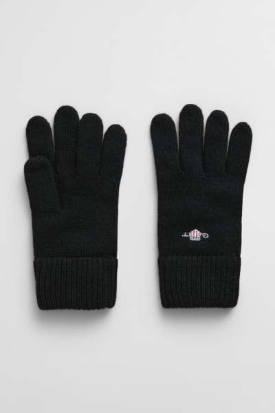KESZTYŰ GANT SHIELD WOOL GLOVES BLACK