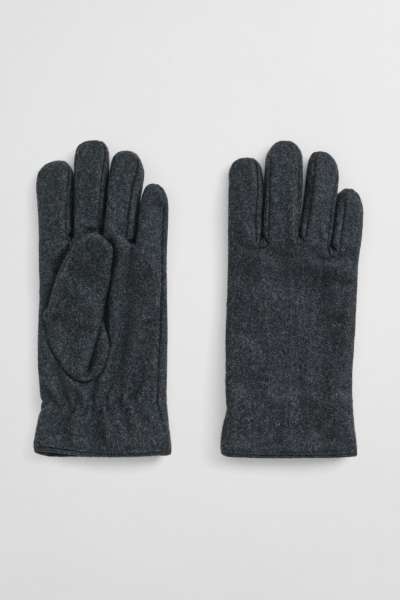 KESZTYŰ GANT MELTON GLOVES ANTRACIT MELANGE