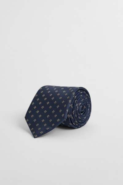 NYAKKENDŐ GANT FOULARD PRINT TIE MARINE