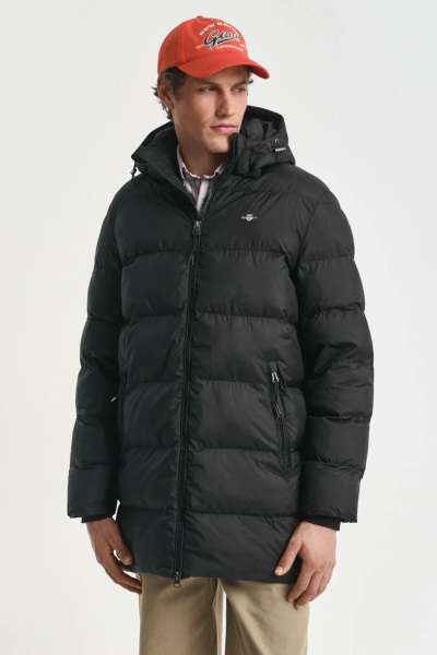 DZEKI GANT ACTIVE CLOUD MID LENGTH JKT BLACK