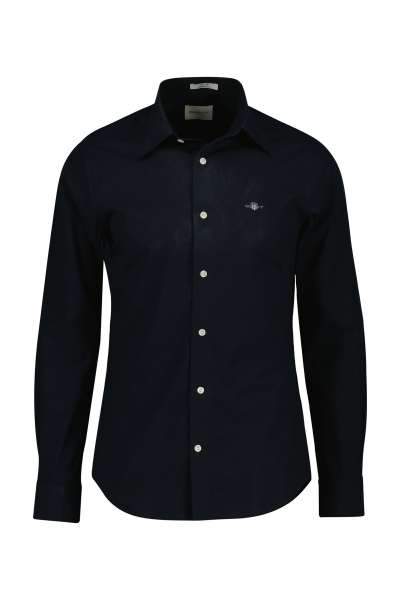 ING GANT LIM TRETCH POPLIN HIRT BLACK
