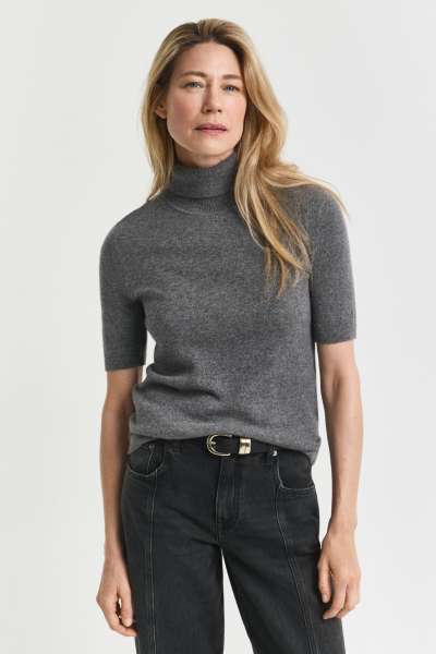 GARBÓ GANT CAHMERE  TURTLENECK CHARCOAL MELANGE