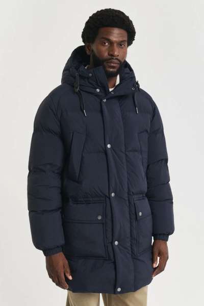 DZEKI GANT DOWN PUFFER PARKA EVENING BLUE