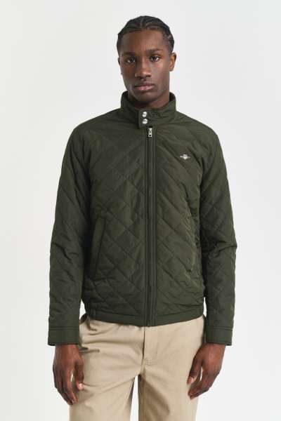 DZEKI GANT QUILTED WINDCHEATER GREEN LAGOON