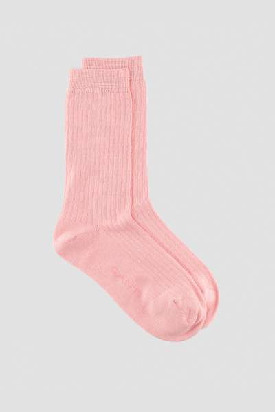 ZOKNI GANT MERINO WOOL RIB SOCKS SUMMER ROSE