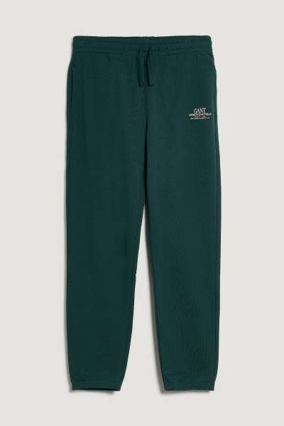 TRÉNINGNADRÁG GANT GRAPHIC SWEATPANTS TARTAN GREEN