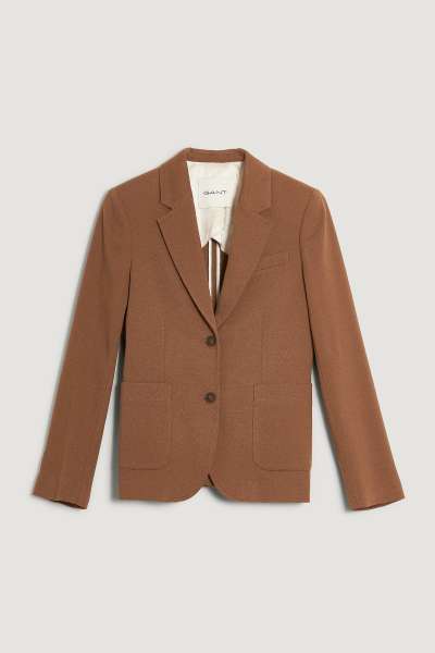 ZAKÓ GANT SLIM PIQUE BLAZER ROASTED WALNUT
