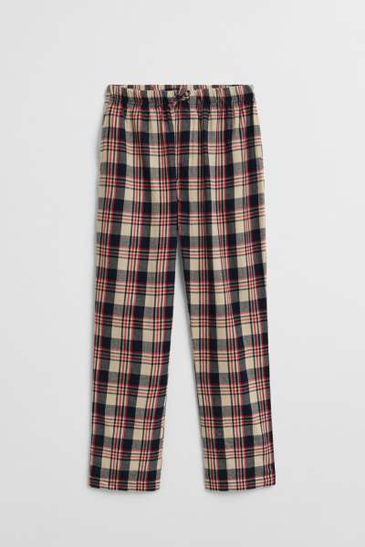 PIZAMA NADRÁG GANT FLANNEL CHECK PAJAMA PANT RUBY RED