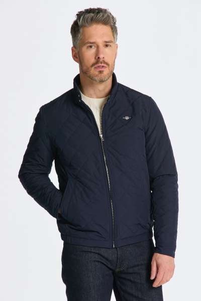 DZEKI GANT QUILTED WINDCHEATER EVENING BLUE