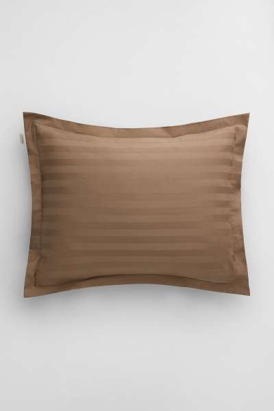 PÁRNAHUZAT GANT SATEEN STRIPES PILLOWCASE  TAUPE BEIGE