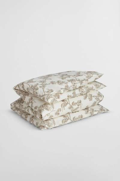 ÁGYNEMŰHUZAT GANT TREE PRINT SINGLE DUVET  TAUPE BEIGE