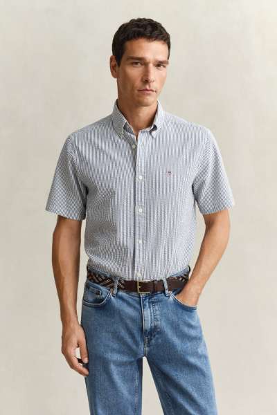 ING GANT REG EERUCKER TRIPE  HIRT VINTAGE BLUE