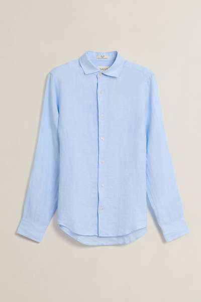 ING GANT LIM LINEN HIRT KY BLUE