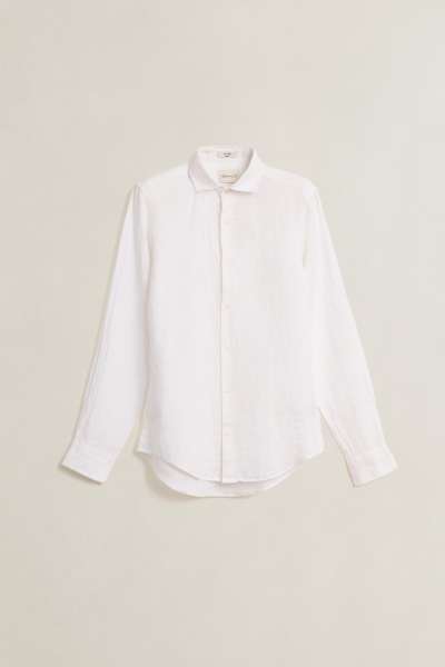 ING GANT LIM LINEN HIRT WHITE