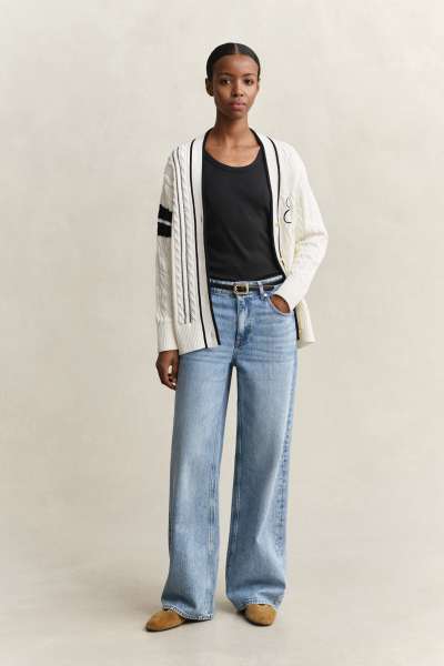 FARMER GANT RELAXED JEANS SEMI LIGHT BLUE BROKEN IN