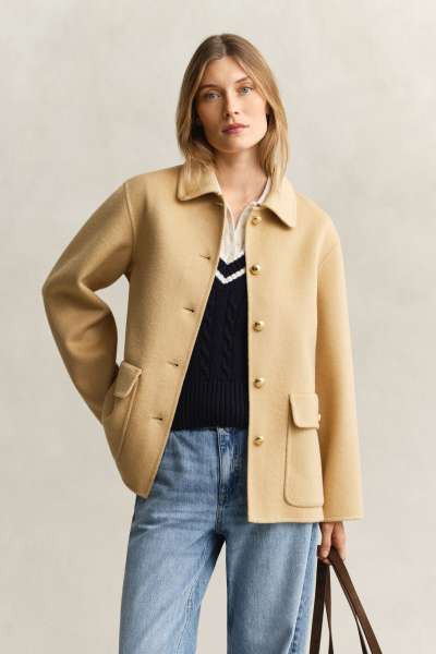 DZSEKI GANT HANDSTITCHED JACKET WARM BEIGE