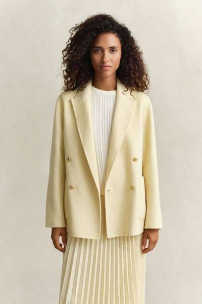 ZAKÓ GANT HANDSTITCHED CLUB BLAZER VANILLA YELLOW