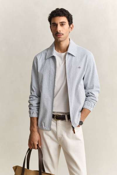 DZEKI GANT EERUCKER WINDCHEATER JACKET VINTAGE BLUE