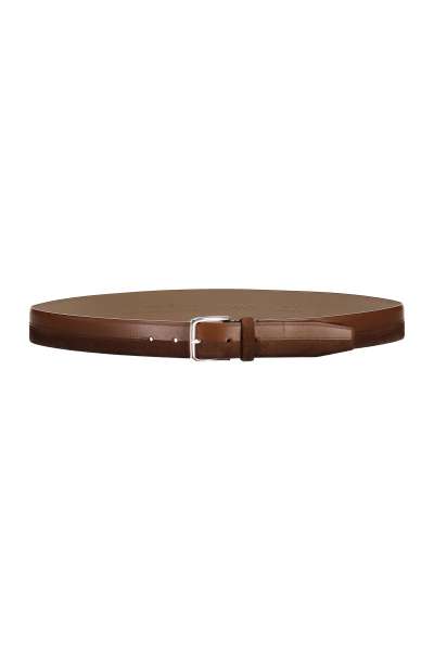 ÖV GANT LEATHER SUEDE MIXED BELT MAHOGANY BROWN
