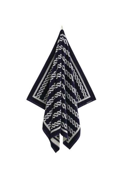 TÖRÜLKÖZŐ GANT ROPE BEACH TOWEL 100X180 EVENING BLUE