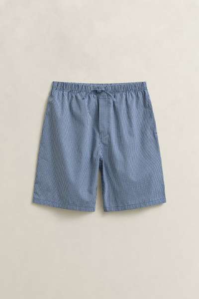 ALÓNEMŰ GANT MINI GINGHAM POPLIN PAJAMA HORT COLLEGE BLUE