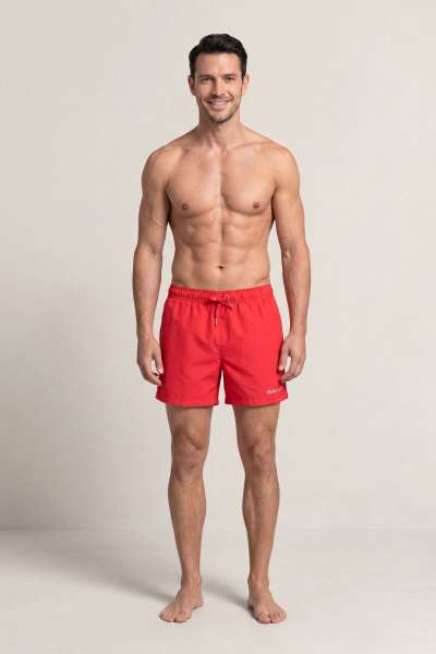 FÜRDŐRUHA GANT QUICK DRY LOGO WIM HORT ROE RED