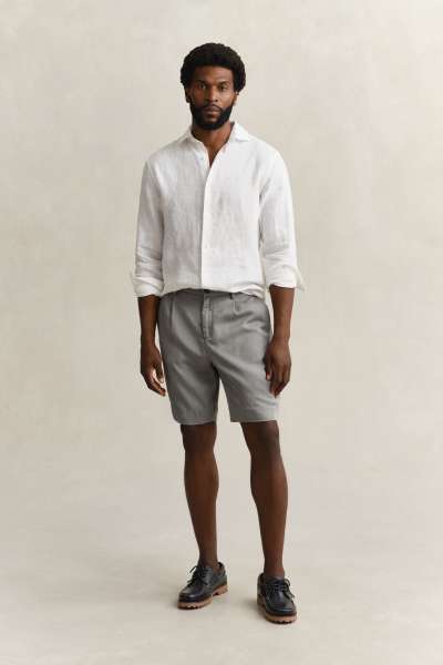 RÖVIDNADRÁG GANT REG LYOCELL SHORTS LIGHT PUTTY