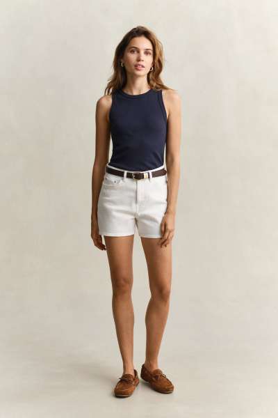 RÖVIDNADRÁG GANT DENIM SHORTS EGGSHELL