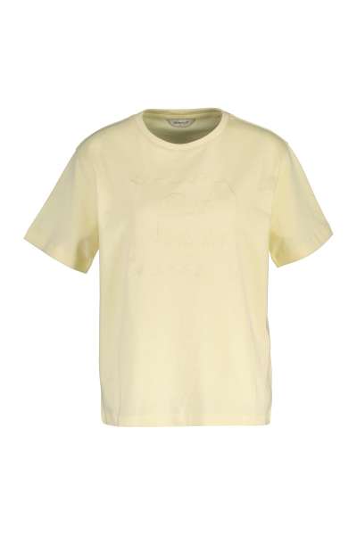 PÓLÓ GANT GRAPHIC SS T-SHIRT VANILLA YELLOW