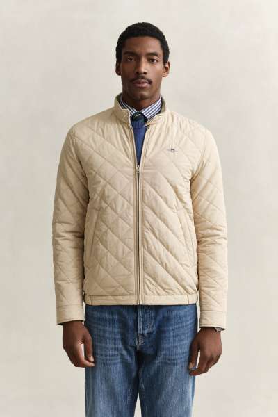DZEKI GANT QUILTED WINDCHEATER OAT BEIGE